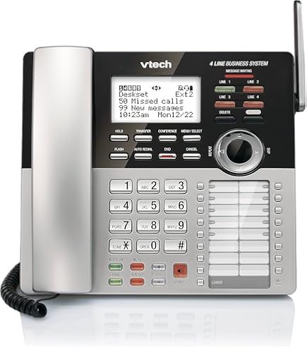 Amazon.com : VTech CM18445 Main Console - DECT 6.0 4-Line